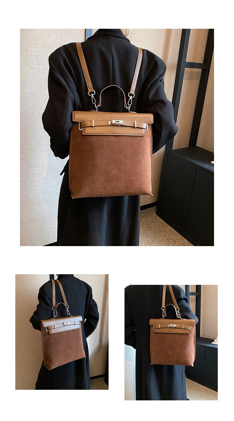 New Women's Bag 2024 New Cross Border Foreign Trade Backpack Retro Trend Women's Minimalist Small Square Bag 098_voghion.com