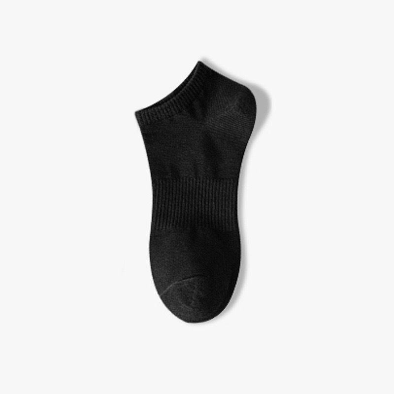2025e Men's Odor-resistant Sweat-absorbing Spring Sports Mid-Calf Thin Solid Color Short Summer Women's Boat Socks_voghion.com