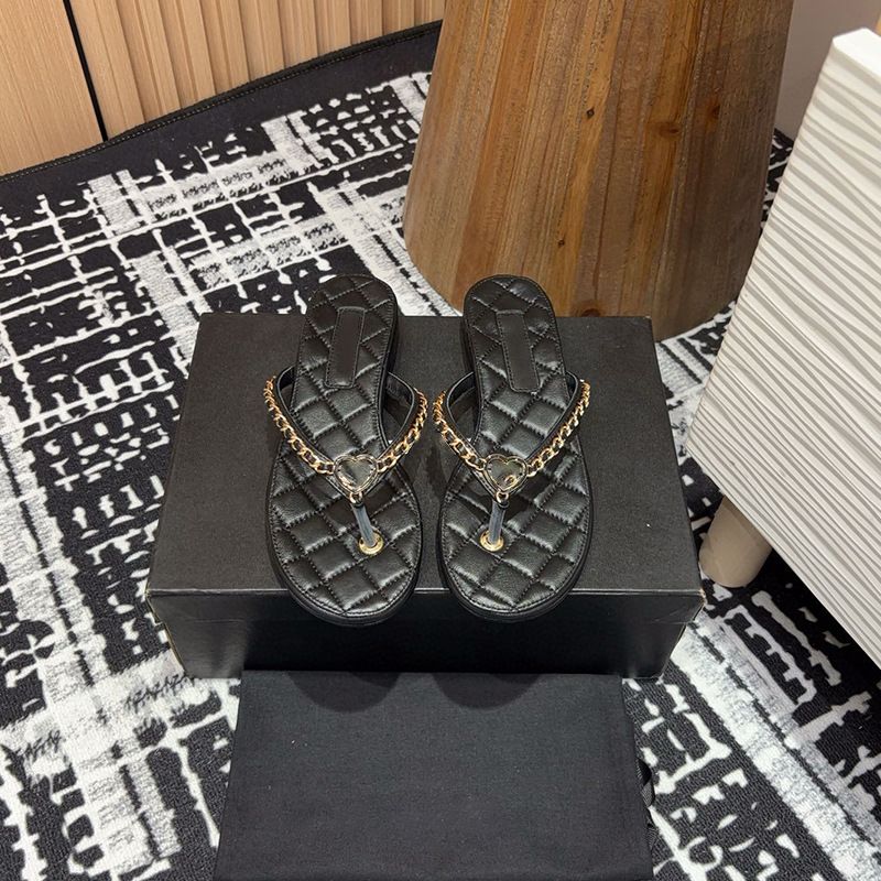 Forst Styl On-Strap Mtal Chain Summr Thick-Sold Wdg Sandals For Ptit Hight Incras Opn-To Buckl Small_voghion.com