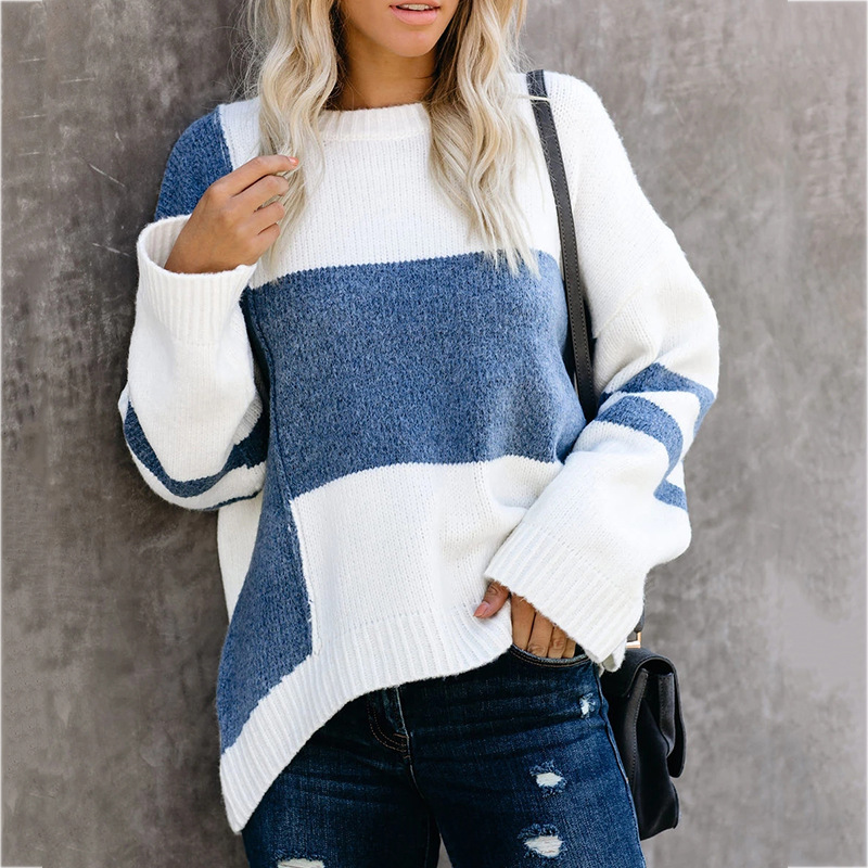 2024 Damen-Spleiß-Strickpullover_voghion.com
