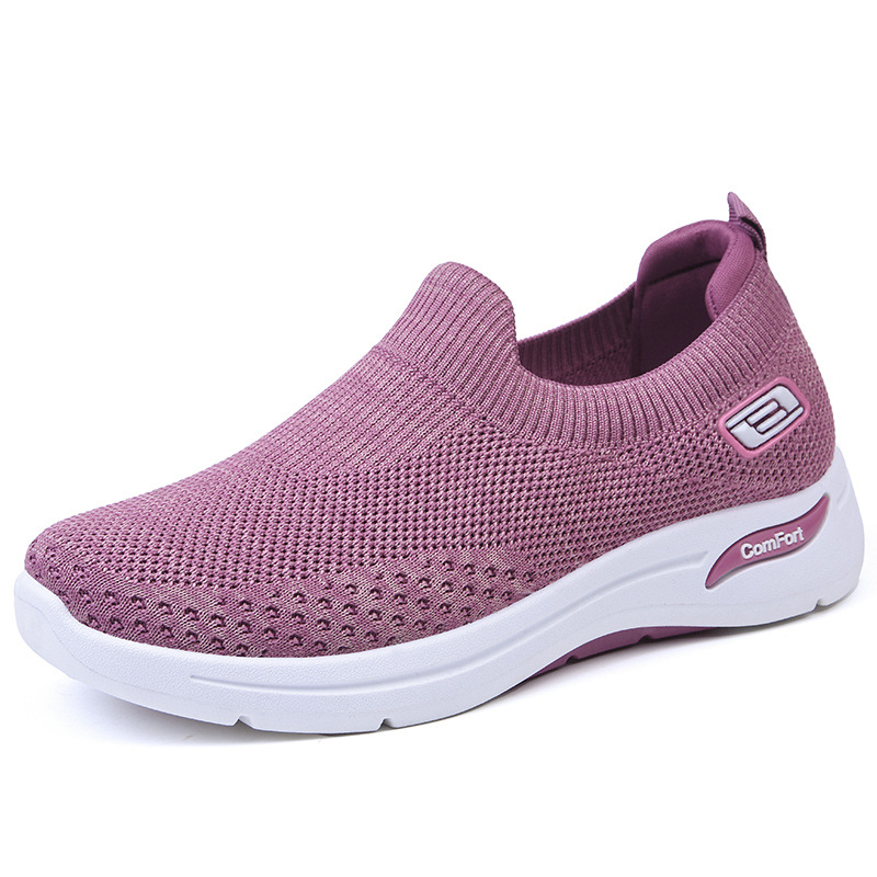 Scarpe da passeggio casual da donna leggere di nuova moda con suola morbida Scarpe da calzino Scarpe sportive traspiranti per signora_voghion.com
