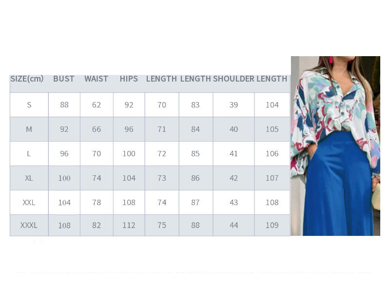 Camicie stampate popolari Pantaloni stile INS Abiti casual alla moda_voghion.com