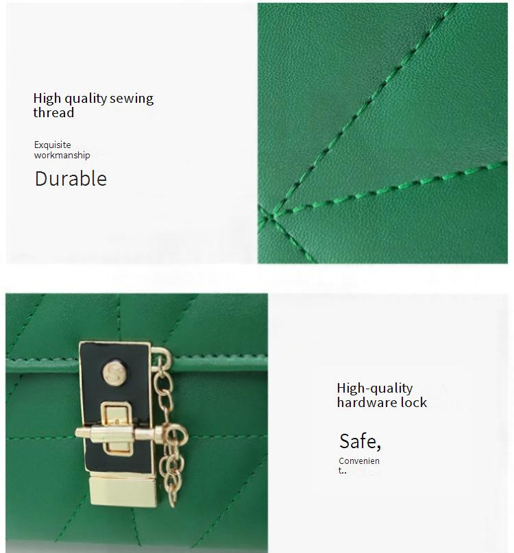 Borsa a tracolla quadrata mini estiva da donna - Borsa a tracolla con tracolla a catena (alla moda e versatile per le donne)_voghion.com