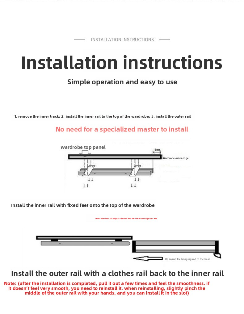 Appendiabiti estraibile per pantaloni da 30 cm - Organizer estensibile per cabina armadio_voghion.com