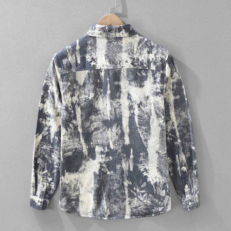 Abbigliamento maschile alla moda e versatile, top larghi artistici e casual_voghion.com