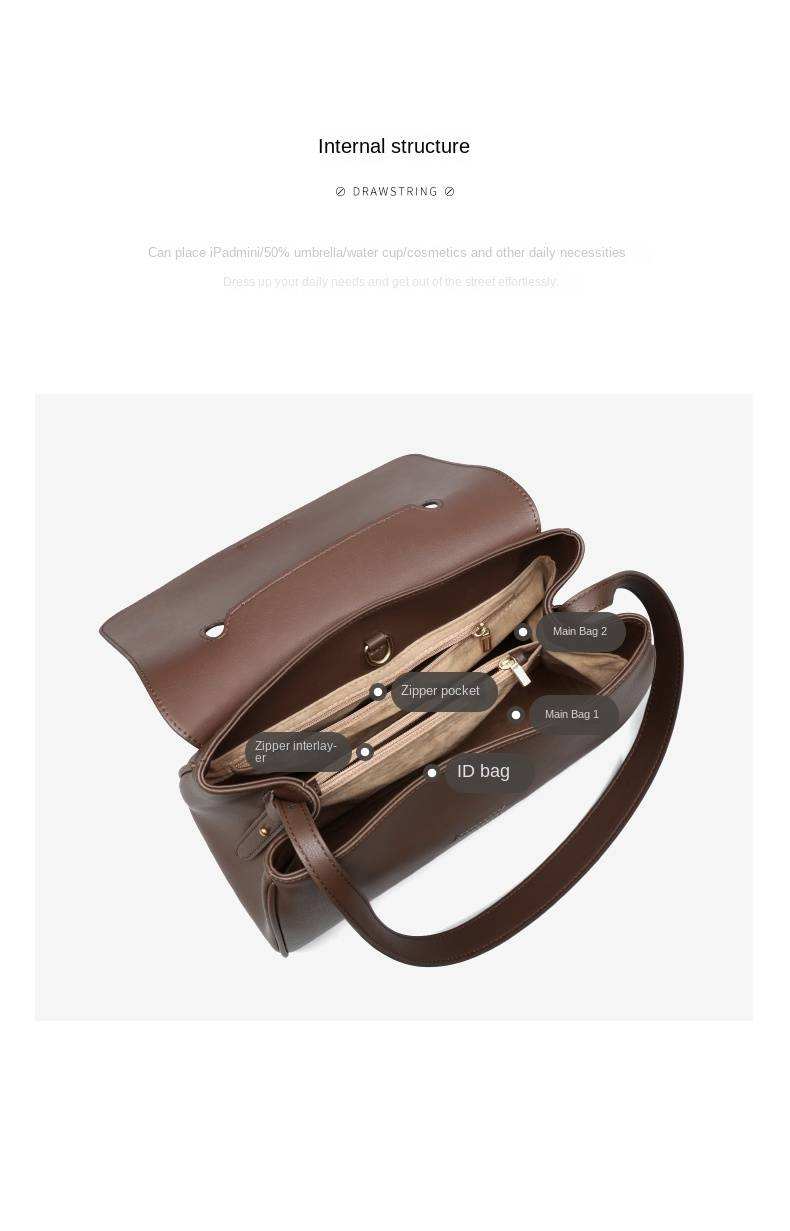 Viney Bag 2025, nuova borsa a tracolla monospalla alla moda con grande capacità e versatile borsa tote in pelle_voghion.com