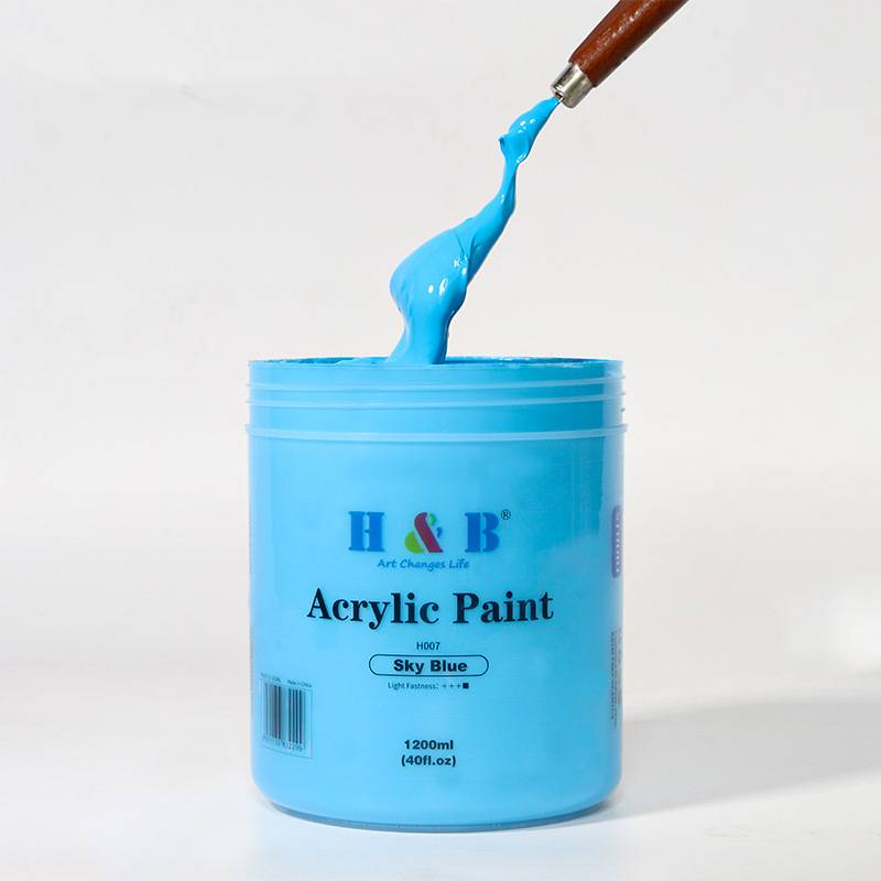 Professional 1200ml Acrylic Paint Set For Artists - Vibrant Colors, Non-Toxic, Fast-Drying - Ideal For Canvas, Wall Art, DIY Crafts_voghion.com
