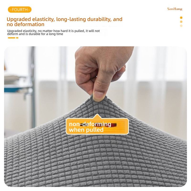 Copri poggiapiedi quadrati elasticizzati - Protezioni antiscivolo e anti-gatto per poggiapiedi, tessuto traspirante per soggiorno e camera da letto, vestibilità universale_voghion.com