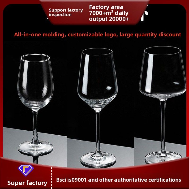 Calice di cristallo con strass, bicchiere da vino in lamina d'oro per uso domestico, bicchiere grande_voghion.com