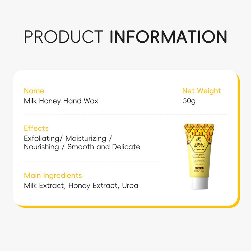 LAIKOU Honigmilch-Handwachs 50g Handmaske Feuchtigkeitsspendend Herbst und Winter_voghion.com