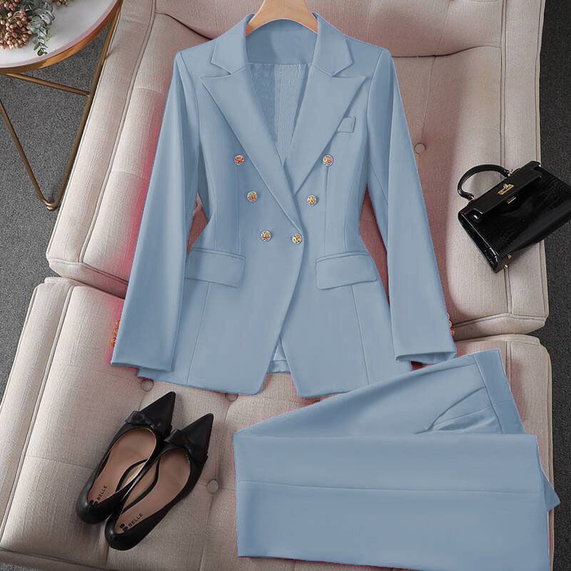 Women's Clothing Spring Red Suit Jacket Women's New Professional Temperament Commuter Small Fashion Suit Set_voghion.com