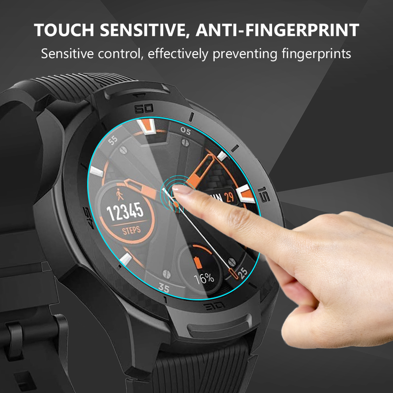 3 Pack Screen Protector Film Protective Cover For TicWatch E S C2 E2 S2 Pro Ultra Thin Tempered Glass S Screen Protector_voghion.com