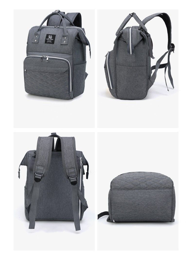 Diaper Bags Backpacks New Large Capacity Multifunctional Mom Usb Charging Oxford Cloth Portable Mother and Baby Bag_voghion.com