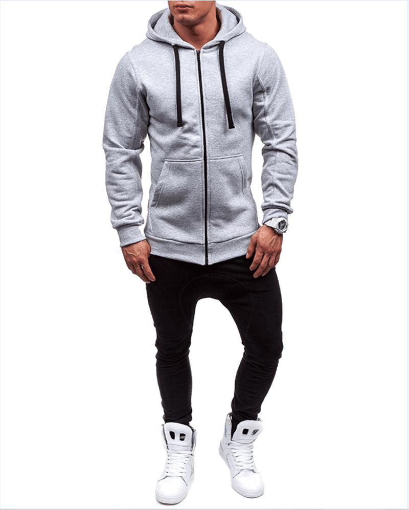 2025 Νεότερο ζεστό φθινόπωρο χειμώνα μόδας fleece hoodie ανδρικό casual λεπτό θερμικό τζάκετ με κουκούλα φούτερ με φερμουάρ εξωτερικό ρούχο ζεστό_voghion.com