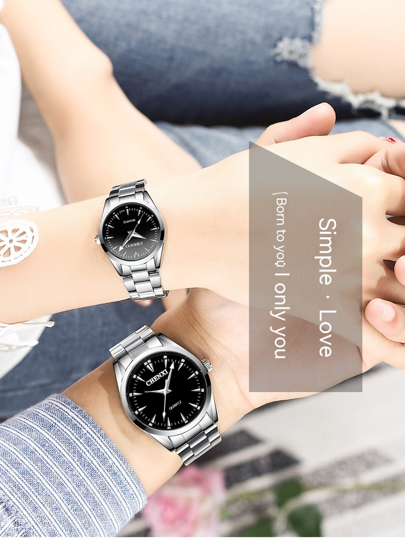 2023 Nuovo orologio di vendita caldo Orologio da coppia di marca Chenxi Orologio da uomo d'affari da donna 006A Orologio da uomo con cinturino in acciaio inossidabile_voghion.com