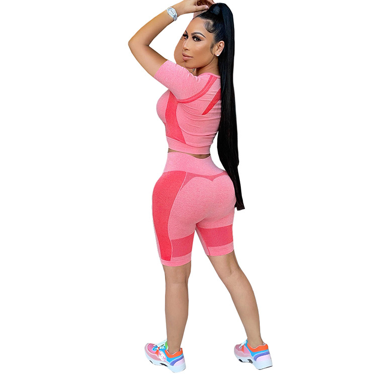 Costume deux pièces de sport décontracté pour femmes, nouvelle mode d'été_voghion.com