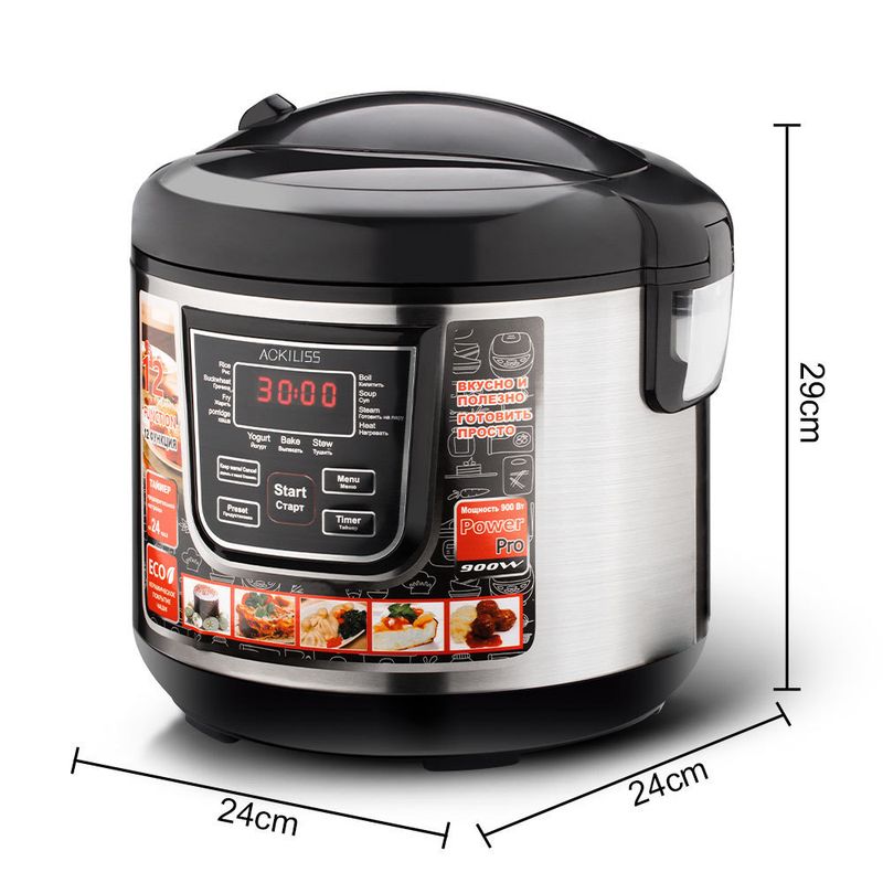 5L Smart Rice Cooker, Fully Automatic Non-Stick Heating, EU Standard For Porridge, Steam, Keep Warm_voghion.com
