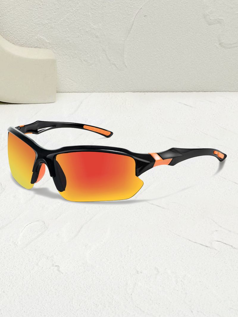 Neue polarisierte Sonnenbrillen für den Außenbereich zum Radfahren für Männer und Frauen mit Nachtsicht, Fahrradfahren, Sportbrille, bunt, Halbrahmen_voghion.com