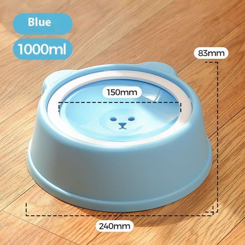 Drijvende, niet-bevochtigende waterdispenser voor huisdieren, anti-verstikking en anti-kantelen, honden- en kattenbak, hangende bak_voghion.com