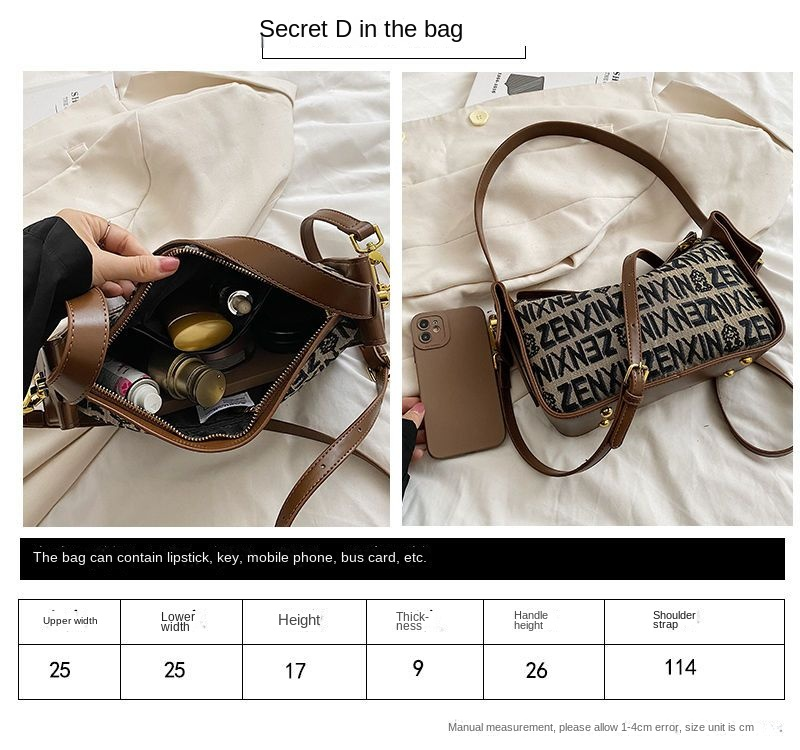 Senior handbag women's summer new temperament shoulder bag crossbody bag Tote bag canvas stitching handbag_voghion.com