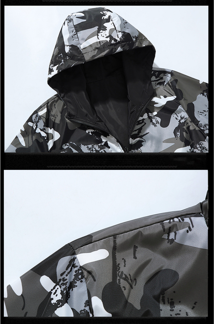 best-selling jacket men's trendy and handsome thin double-sided camouflage casual spring and autumn men's reversible jacket_voghion.com