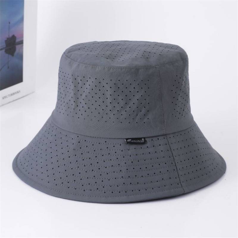 Atmungsaktiver, perforierter Ganzkörper-Fischerhut für Herren, Sonnenschutz- und Sonnenschirmhut für den Sommer, Wander- und Angelhut für den Außenbereich, faltbarer Reisehut_voghion.com