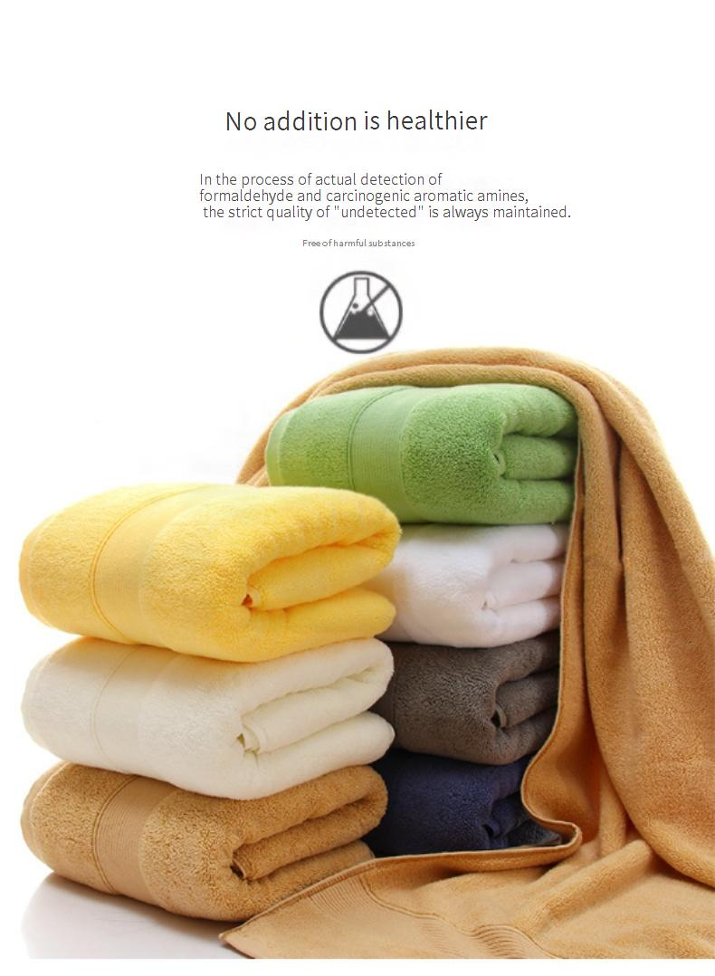 Serviette de toilette en coton épais de qualité supérieure 170 g - Extra douce et absorbante pour la maison et les voyages_voghion.com