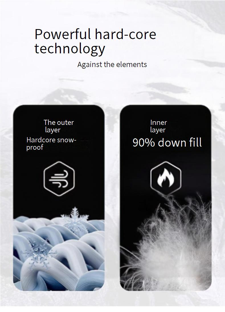 Men’s Detachable Down Liner Wool Blend Overcoat – Mid-Length Winter Coat With Removable Hood, Business Casual Trench Coat In Grey/Black/Navy_voghion.com