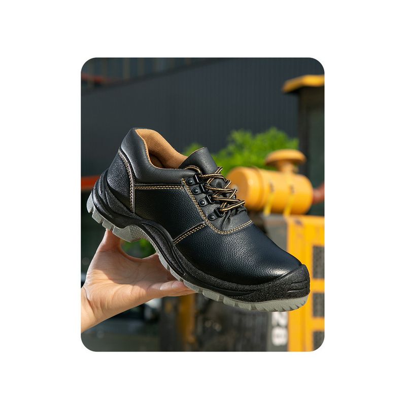 Stivali antinfortunistici, resistenti, di protezione di sicurezza, da lavoro, da uomo, con punta in acciaio indistruttibile, anti-smash, anti-perforazione, scarpe di sicurezza_voghion.com