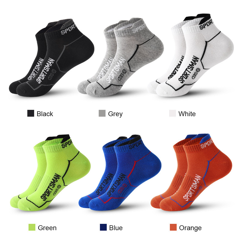 Soc, men's autumn winter sports mesh running sweat absorbing and odor resistant short casual cotton soc, low top_voghion.com