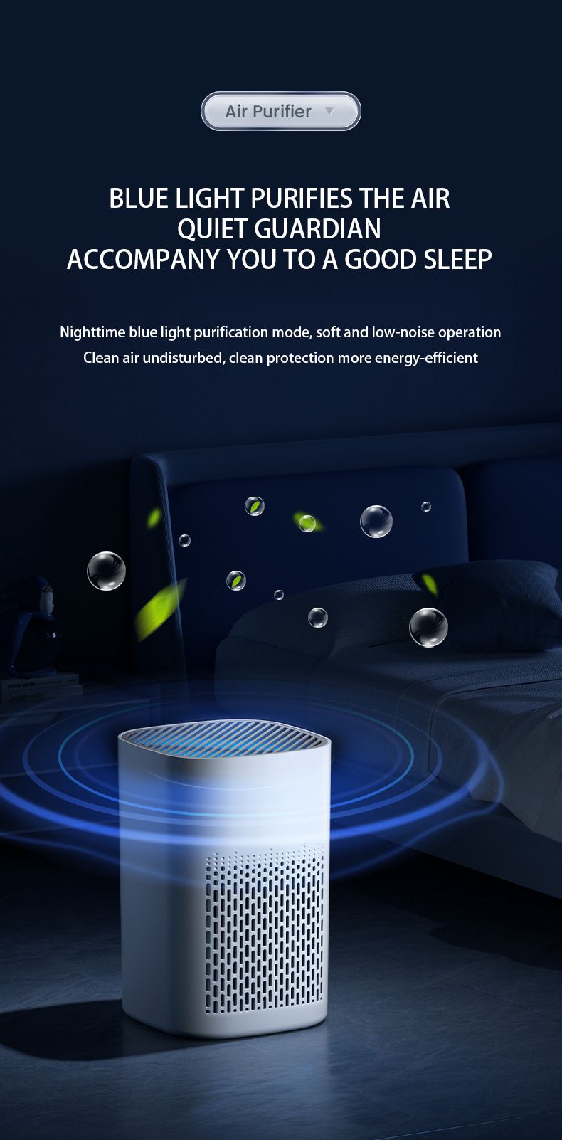 Desktop USB Air Purifier, Secondhand Odor Removal For Office & Home Use, Compact Formaldehyde Eliminator_voghion.com