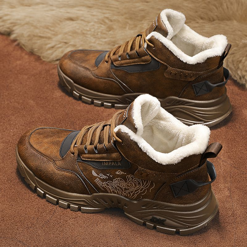 Veet visoko izrezana delovna oblačila Martin, športni čevlji, vsestranski bombažni čevlji za prosti čas_voghion.com