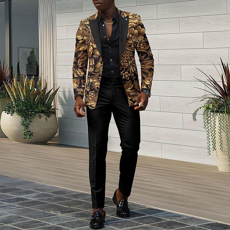 Men's Clothing Men's Suits Men's Business Casual Two Piece Suits Groom Groomsmen Suits Wedding Banquet Suits Men_voghion.com