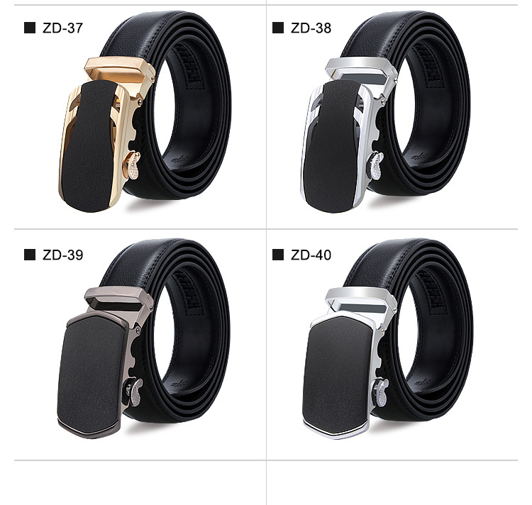 Mn's Automatic Ratcht Pu Lathr Blt Buckl Mal High Quality Casual Cinturons Golf 130 140cm Black Coff 3,5cm_voghion.com