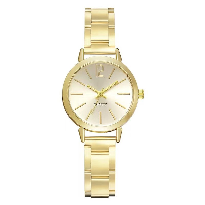 Heißer verkauf frauen dünne schmale riemen einfache business stahlband quarzuhr weibliche studentin prüfung uhr geschenk box_voghion.com