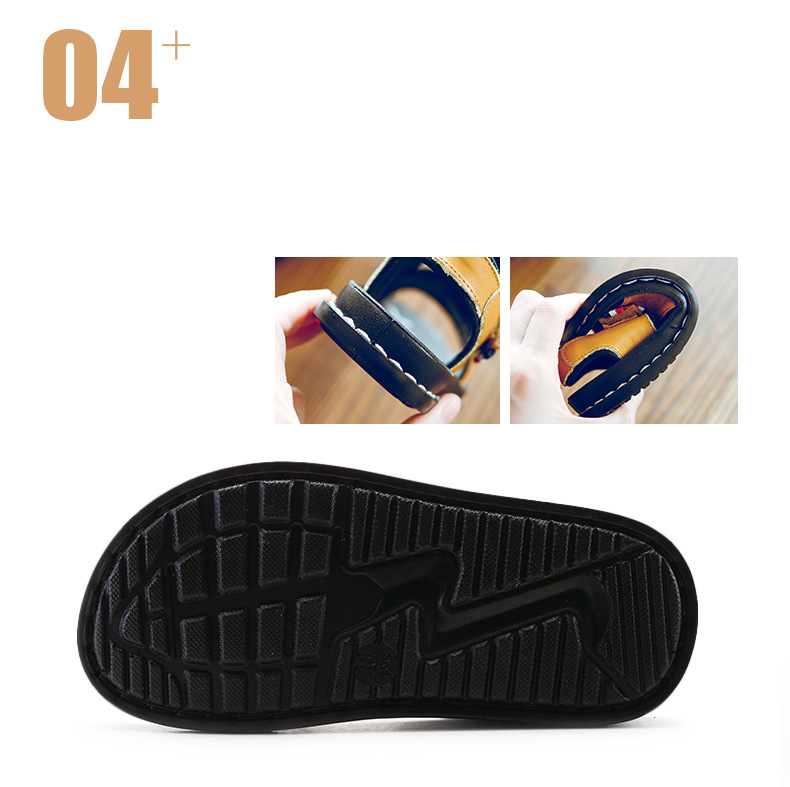 Mutter & Kinder Jungen Sandalen Sommer Klett Kinder Schuhe Mode lässig rindsleder jungen strand_voghion.com