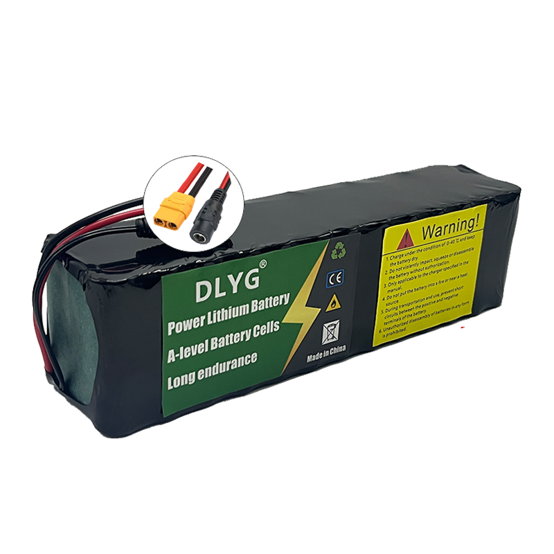 48V 10.5Ah 18650 nofëllbar Lithium Batteriepack 13S3P 500W Power Elektro-Vëlosbatterie, Elektro-Scooter Batterie XT90+DC STECKER_voghion.com