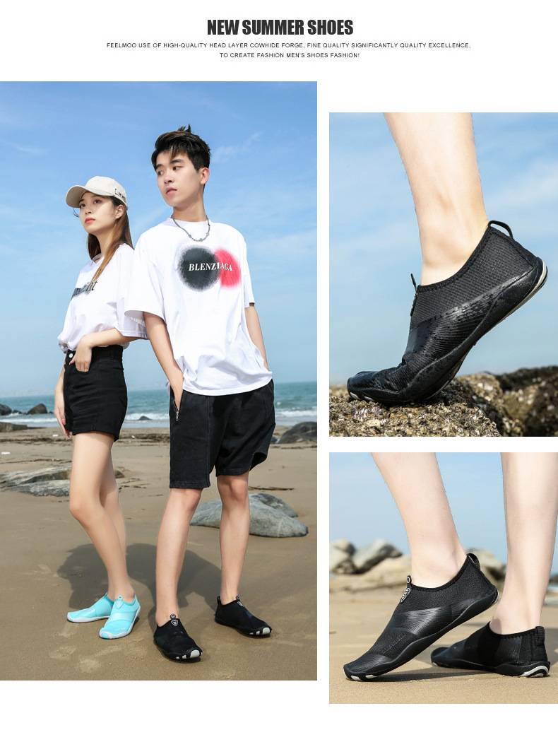 Unisex Quick-Dry Water Shoes – Lightweight Non-Slip Aqua Socks For Beach, Swimming, Fishing & Outdoor Adventures_voghion.com