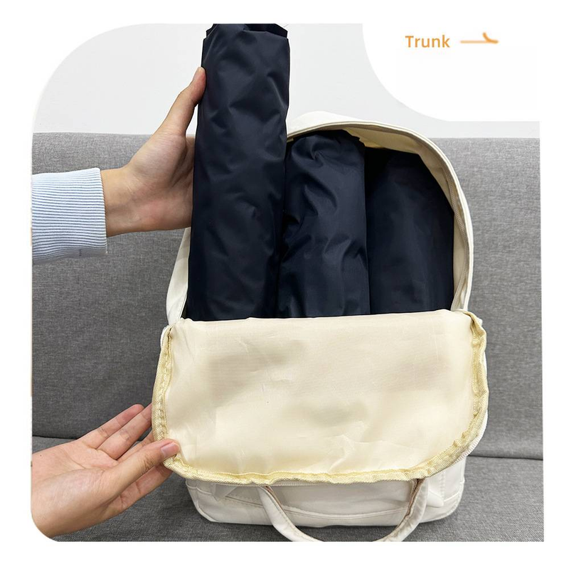 Oxford stoffen handgerolde compressie opbergzakken - ruimtebesparende reis- en thuisorganizer (geen pomp nodig, 2 maten, marineblauw)_voghion.com