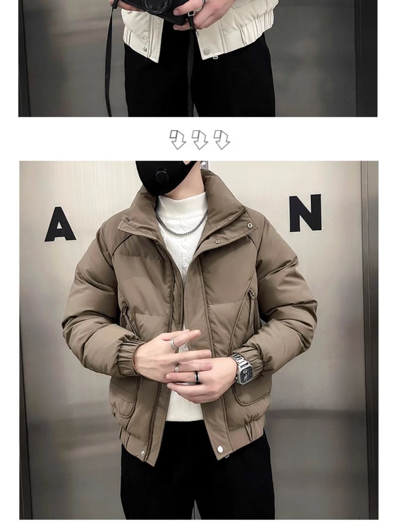 Dicke, wattierte Herrenjacke für den Winter, modische Marke, Bestseller-Daunenjacke aus Baumwolle, hochwertige, kurze, wattierte Herren-Winterjacke_voghion.com