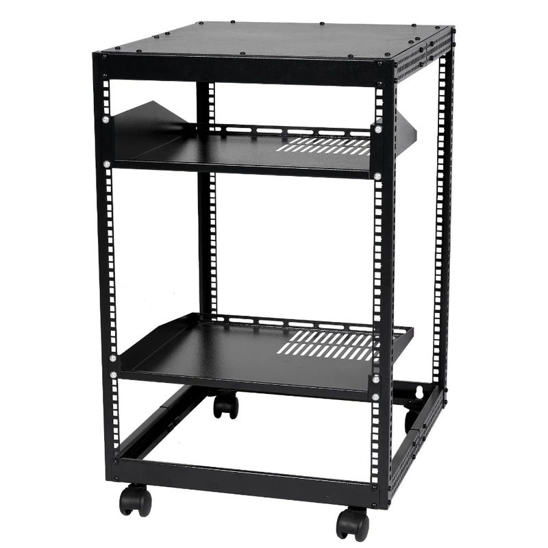 Telaio rack aperto regolabile per server rack o 4 rack con montaggio a parete per rete 15U 23''40'' AV_voghion.com