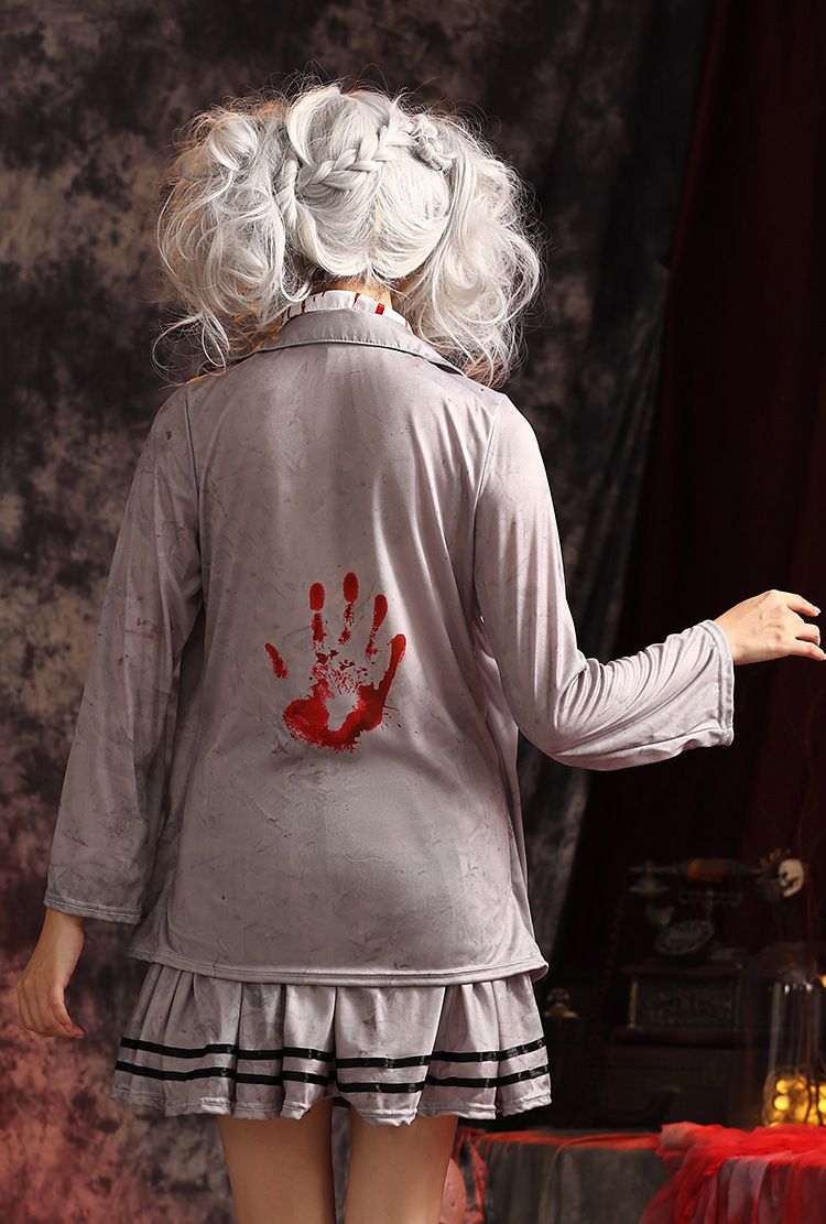 Halloween Kostüm Akademie JK Perséinlechkeet gro Studenten Vampir COS Bühnenoptrëtt Zombie Kleeder_voghion.com