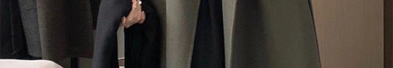 Women's Clothing Women's Clothing Dark Gray Cashmere Texture For Women, Spring And Autumn Korean Style, Plus Size, High-End Feel, Petite Hepburn Style_voghion.com