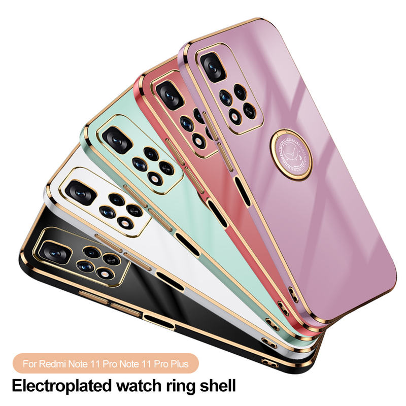 Custodia per telefono quadrata di lusso per Xiaomi Redmi note 11 t 9 10 pro max plus 10s Cover per Redmi 10 10t 9_voghion.com