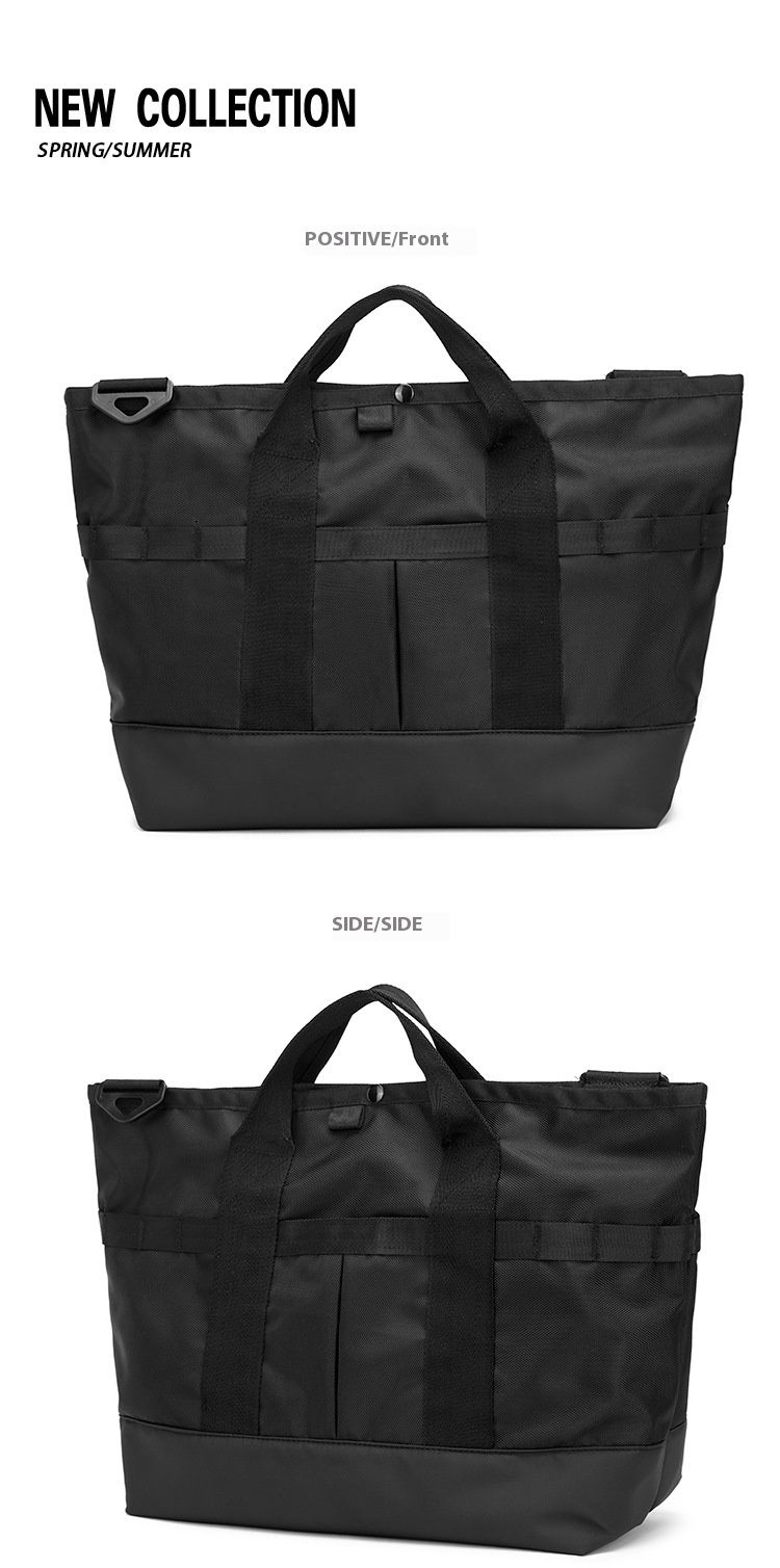 Tote Bag Men's Bag Large Capacity Single Shoulder Crossbody Bag Trendy Brand Computer Backpack Portable Travel Bag Commuting Postal Bag_voghion.com