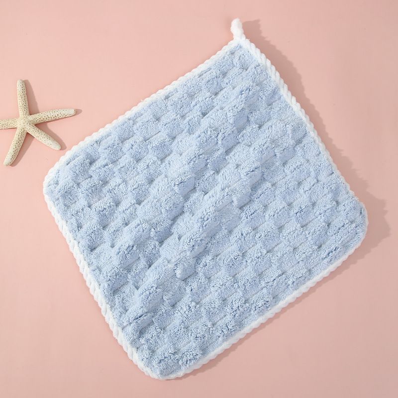 Premium microvezel handdoekenset met wolkenpatroon - Ultra-absorberende gezichts- en handdoeken met versterkte zoom voor badkamer, keuken en sportschool_voghion.com