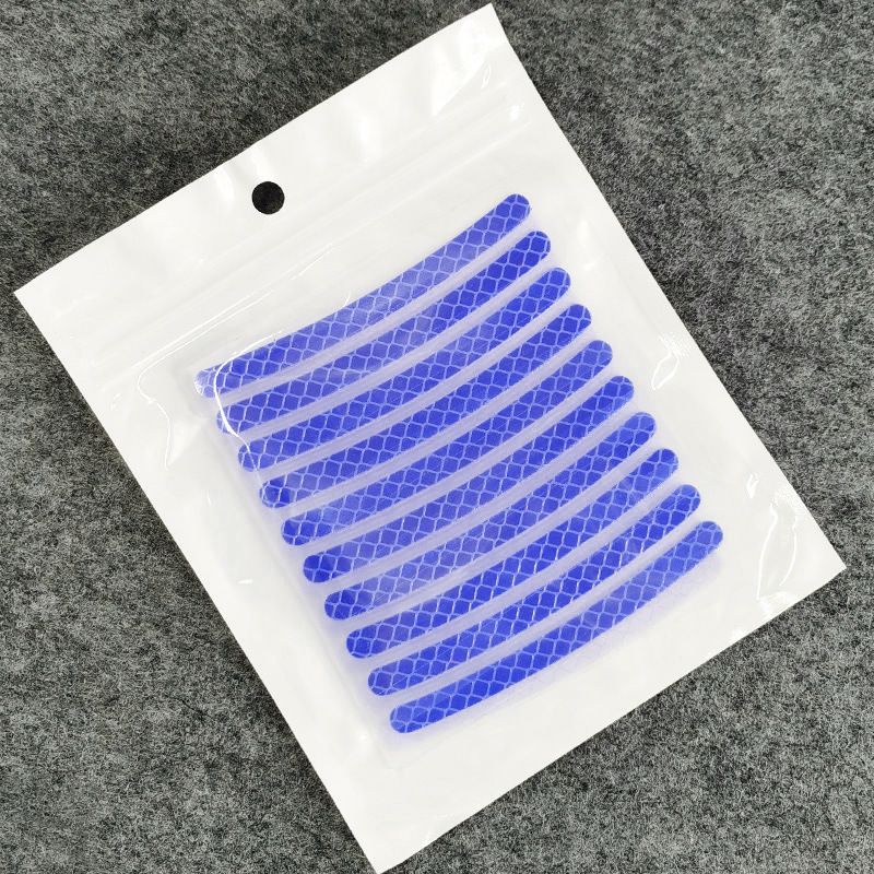 Autocollants réfléchissants pour roues de voiture, bandes réfléchissantes pour décoration de jantes de pneus de moto et de vélo_voghion.com