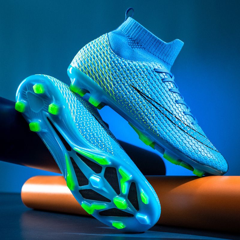 Nuovo paio di scarpe da calcio alte da uomo, per ragazzi, con unghie lunghe e rotte_voghion.com