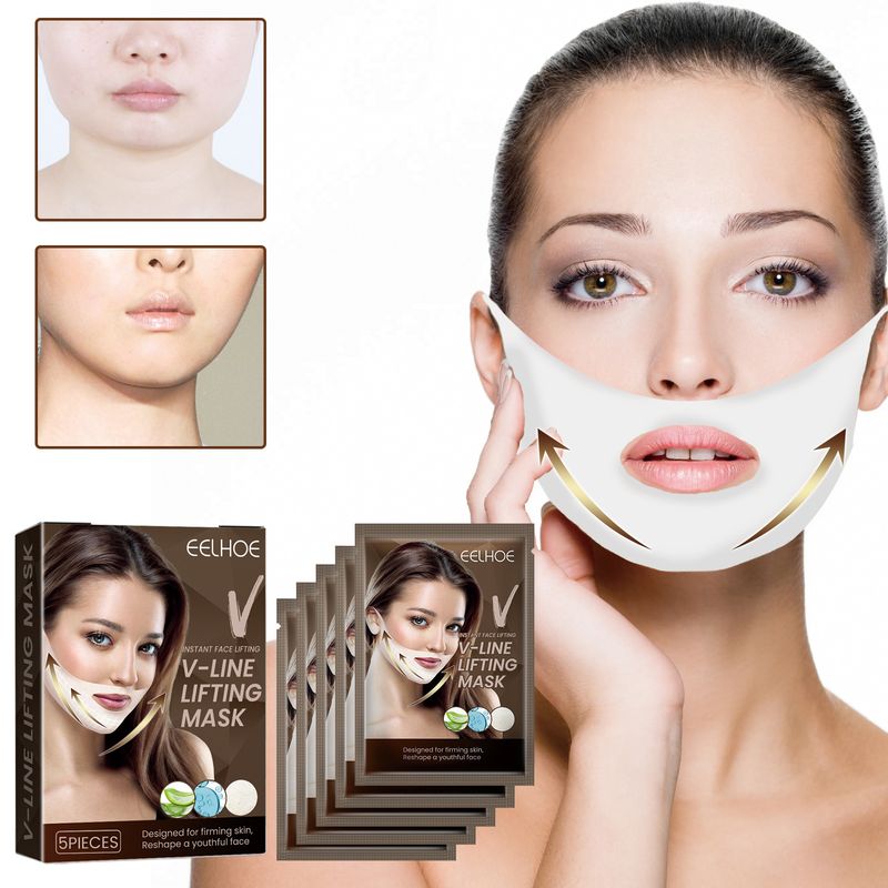 Maschera viso EELHOE V-line Face Shaping per il lifting del viso e delle orecchie_voghion.com