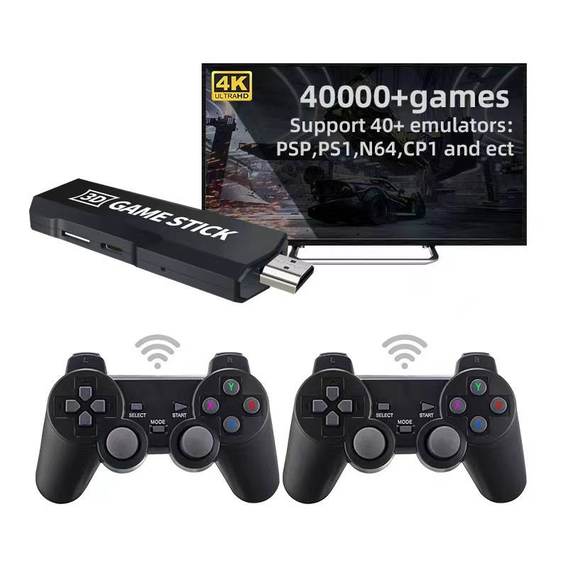 X2 Game Console HDMI Home TV GD10 God Of War 2.4G Draadloze Controller Voor Twee High-definition Retro Games_voghion.com